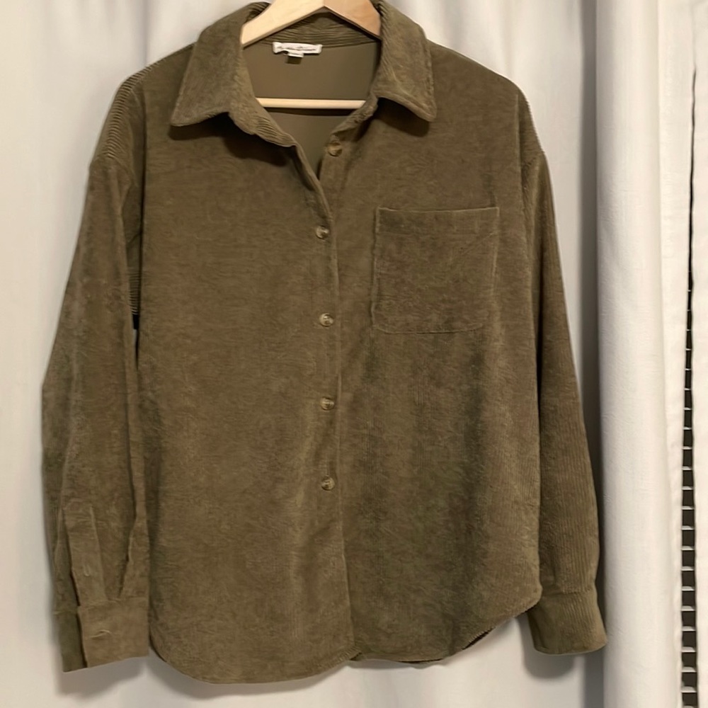 Corduroy button up